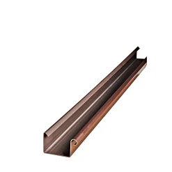 Dachrinne NW 70 braun 100 cm^Marley Sale