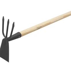 Doppelhacke flach 3 Zinken mit FSC-Stiel^Meister Clearance