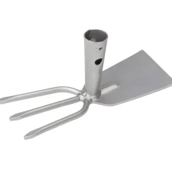 Doppelhacke flach 3 Zinken grün^Meister Best