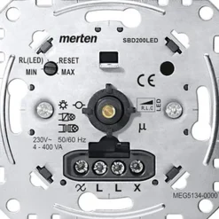 Drehdimmer-Einsatz für LED-Lampen^Merten Best