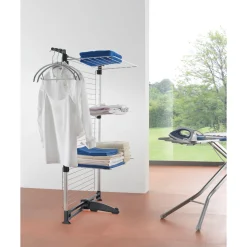 Turm-Wäschetrockner Ciclone Vario 78 x 137 x 68 cm silber*Metaltex Hot