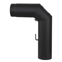 Rauchrohr 90 Grad Ø 120 mm schwarz 2 mm^MyFireTool Online