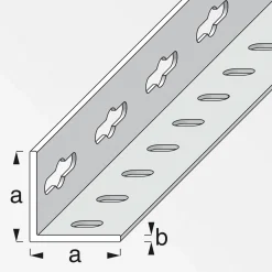 Flachstange Logika 15,5 x 15,5 mm 1m verzinkt*MyTool Discount