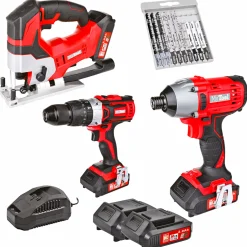 MyTool Akku-Bohrschrauber-Set Basic 4-teilig