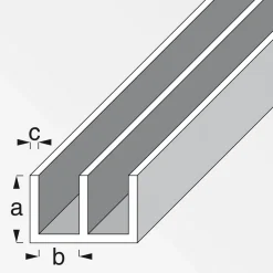 Führungsschienenprofil 6 x 15,9 x 6 cm 1m unten^MyTool Outlet