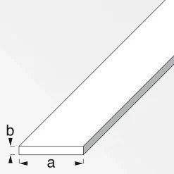 Flachstange 40 x 3 cm 1m silber^MyTool Discount