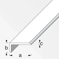 Kantenschutz-Profil 19 x 8 mm 1m silber*MyTool Outlet