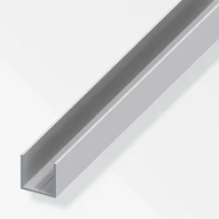 Quadrat-U 23,5 mm 1m Aluminium silber^MyTool Hot