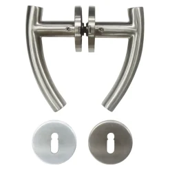 Rosetten-Drückergarnitur Norderney grau*MyTool Discount