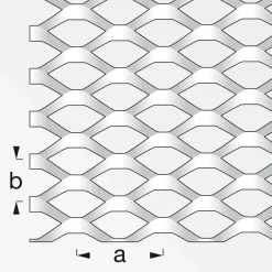 Streckmetall 25 x 50 cm 16 mm Stahl unbehandelt^MyTool Online