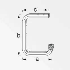 MyTool Wand- und Deckenhaken 115 x 160 cm blank