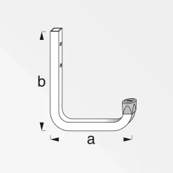 Wandhaken 150 mm verzinkt^MyTool Hot