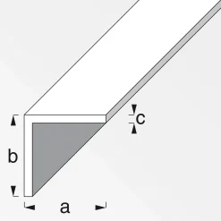 Winkel 50 x 50 cm 1m silber^MyTool Online