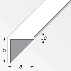 MyTool Winkel 20 x 20 x 1,5 mm 2m silber