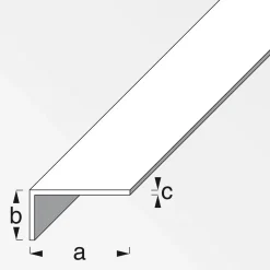 Winkel 40 x 15 x 1,5 mm 1m silber-eloxiert^MyTool Outlet
