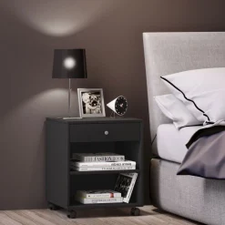 Nachttisch Rolda grau^VCM Clearance