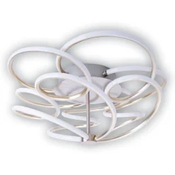 näve Naeve LED DL Rizado Metall/KSstahl-blank LxBxH: 57x57x20cm dimmbar