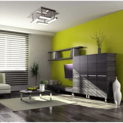 Naeve LED DL Turin Metall/KS chromeLxBxH: 25x25x11cm dimmbar^näve Clearance