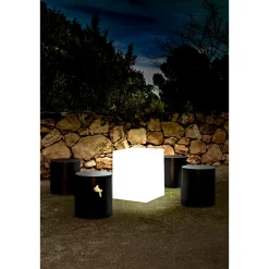 NewGarden LED-Würfelleuchte Cuby 53 Kabelanschluss weiß