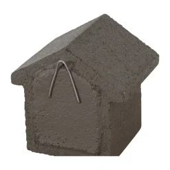 Siena Garden Nistkasten Halbhöhlenbrüter, grau