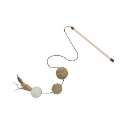 Angel mit drei Bällen Stab 25 cm Bälle 4-5 cm*Nobby