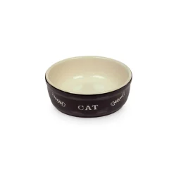 Katzen Keramikschale Cat schwarz Durchmesser 13,5 x5 cm*Nobby Clearance
