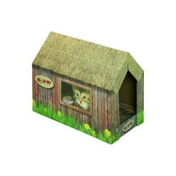 Katzenhaus aus Karton 49 x 26 x 36 cm^Nobby Hot