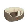 Komfort-Bett Alba oval 55 x 50 x 21 cm braun^Nobby Hot