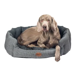 Komfort-Bett Josi oval 65 x 57 x 22 cm grau*Nobby Sale