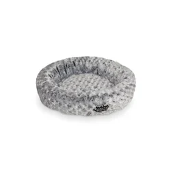 Softplüsch-Bett Donut ARUSHA schwarz meliert Durchmesser 45 cm^Nobby Online