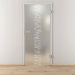 Novadoors Glasdrehtür NOVA 549 mattiert 70,9 x 197,2 cm Rechts