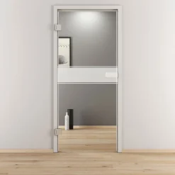 Novadoors Glasdrehtür NOVA 593 klar 83,4 x 197,2 cm Links