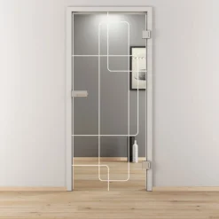 Glasdrehtür NOVA 553 klar 83,4 x 197,2 cm Rechts^Novadoors Sale