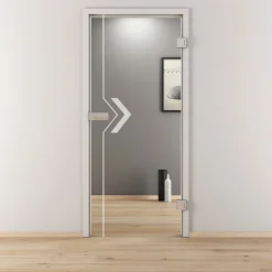 Glasdrehtür NOVA 599 klar 70,9 x 197,2 cm Rechts*Novadoors