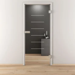 Glasdrehtür NOVA 631 klar 70,9 x 197,2 cm Rechts*Novadoors Hot