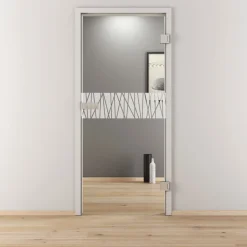 Glasdrehtür NOVA 546 klar 83,4 x 197,2 cm Rechts*Novadoors Discount