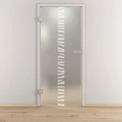 Novadoors Glasdrehtür NOVA 548 mattiert 83,4 x 197,2 cm Links