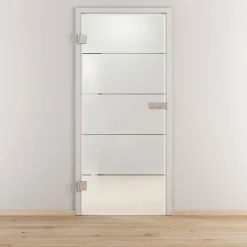 Glasdrehtür NOVA 503 mattiert 70,9 x 197,2 cm Links^Novadoors Best