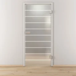 Novadoors Glasdrehtür NOVA 592 mattiert 95,9 x 197,2 cm Rechts