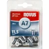 Blintnietmuttern Aluminium A 7 x 11,5 mm M5 Gewinde 30 Stück^Novus Best
