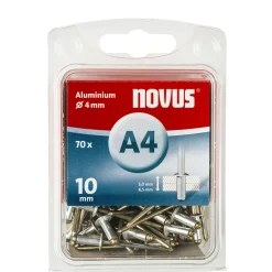Alu Blindnieten A 4 x 10 70 Stck.*Novus Hot