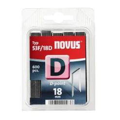 Novus Flachdrahtklammer D Typ 53F/18 D 18 mm