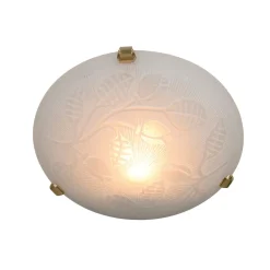 Deckenleuchte Flower weiß Glas^näve Hot