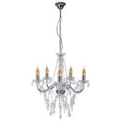 näve Kronleuchter Cecilia silber 5er