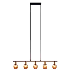 Pendelleuchte Corbis schwarz 5er*näve Best