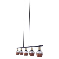 Pendelleuchte Corbis schwarz 5er*näve Best