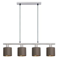 näve Pendelleuchte Maron 4er braun