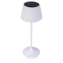 Solar-Tischleuchte Emmi weiß mit Akku 13x13x38cm dimmbar^näve Clearance