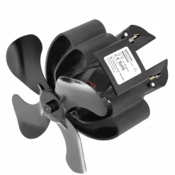 Ofenventilator schwarz 17 x 13 x 18 cm