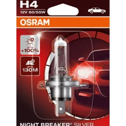 Osram Auto Glühlampe H4 Night Breaker Silver